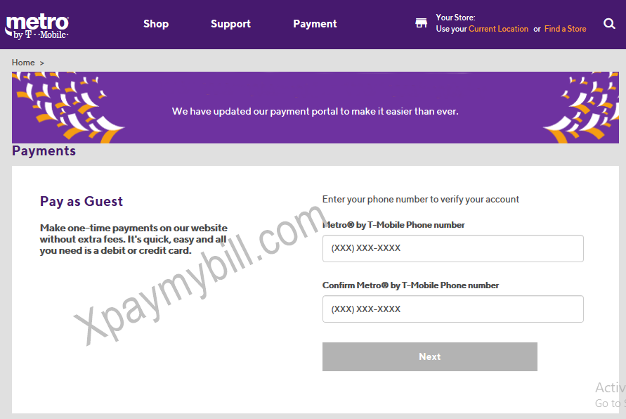 MetroPCS Bill Payment Pay my Bill Online Pay My Bill