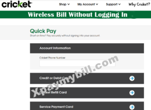 cricket wireless plans quick pay
