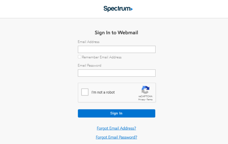 spectrum login email
