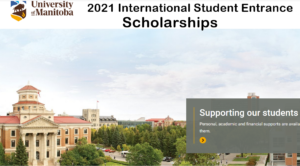 University of Manitoba Scholarships for International Students 2021 Canada