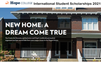 International Student Scholarships at Hope College USA