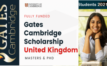 Apply for Gates Cambridge Scholarship for International Students 2021/2022