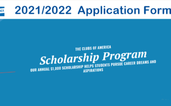 Clubs of America Scholarship Award Application Process - Apply Now