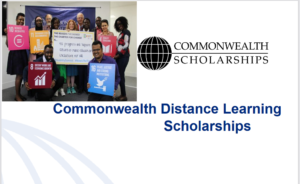 Commonwealth Distance Learning Scholarships 2021/2022 for developing Commonwealth countries
