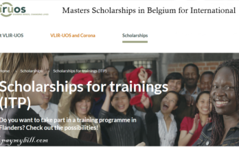 Masters Scholarships in Belgium for International Students 2021/2022