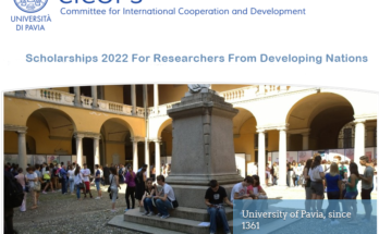 CICOPS Scholarships 2022 For Researchers From Developing Nations - Study In Italy