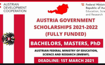 Austria Government Scholarship 2022 | Fully Funded