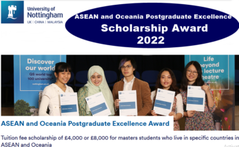 ASEAN and Oceania Postgraduate Excellence Scholarship Award