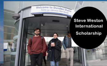 Steve Weston International Scholarship at University of Dundee