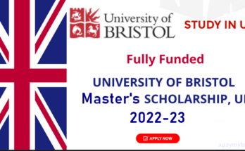 University of Bristol Master's Scholarship for International Students