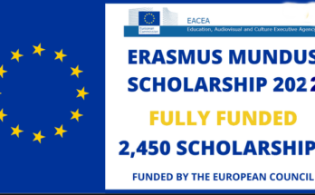 Erasmus Mundus scholarship Application Process & Deadline 2022-2023