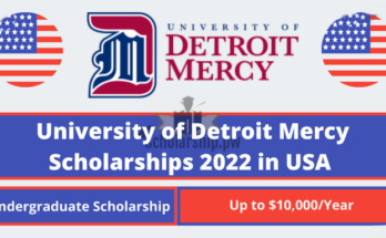 University of Detroit Mercy Scholarships in USA 2022-2023