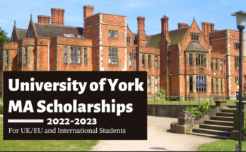 University of York Management School Scholarships 2022-2023