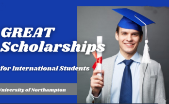 University of Northampton GREAT Scholarships for International Students in UK