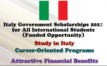 Italian Government Scholarships for International Students 2022-2023