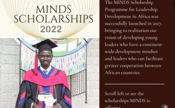 MINDS Scholarship Programme in Leadership Development for Africans 2022