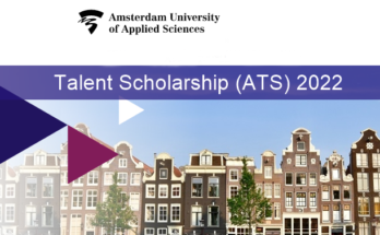 Amsterdam Talent Scholarship (ATS) in Netherlands 2022-2023