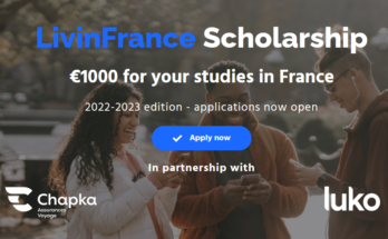 LivinFrance Scholarship for International Students to Study in France 2022-2023