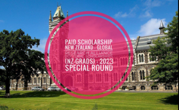 New Zealand Global Research Alliance Doctoral Scholarships (NZGRADS) 2023