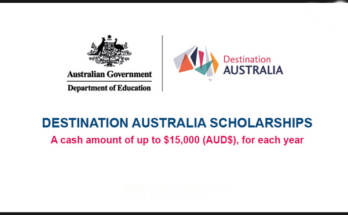 Destination Australia Scholarship for International Students 2023-2024