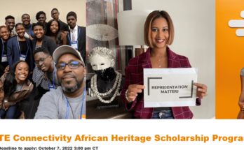 TE Connectivity African Heritage Scholarship Program 2023 - Apply Now