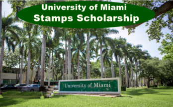 University of Miami Stamps Scholarship for International Students 2023