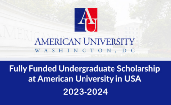 American University Emerging Global Leader Scholarship