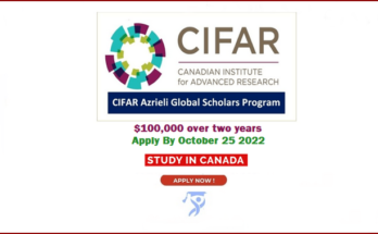 Government of Canada CIFAR AZRIELI Global Scholars Program 2023